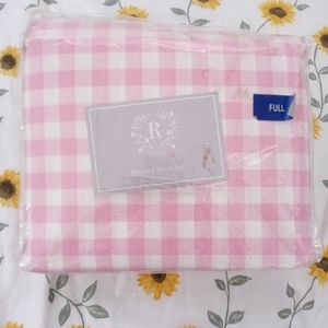 Pink Gingham FULL Sheets and Fitted sheets